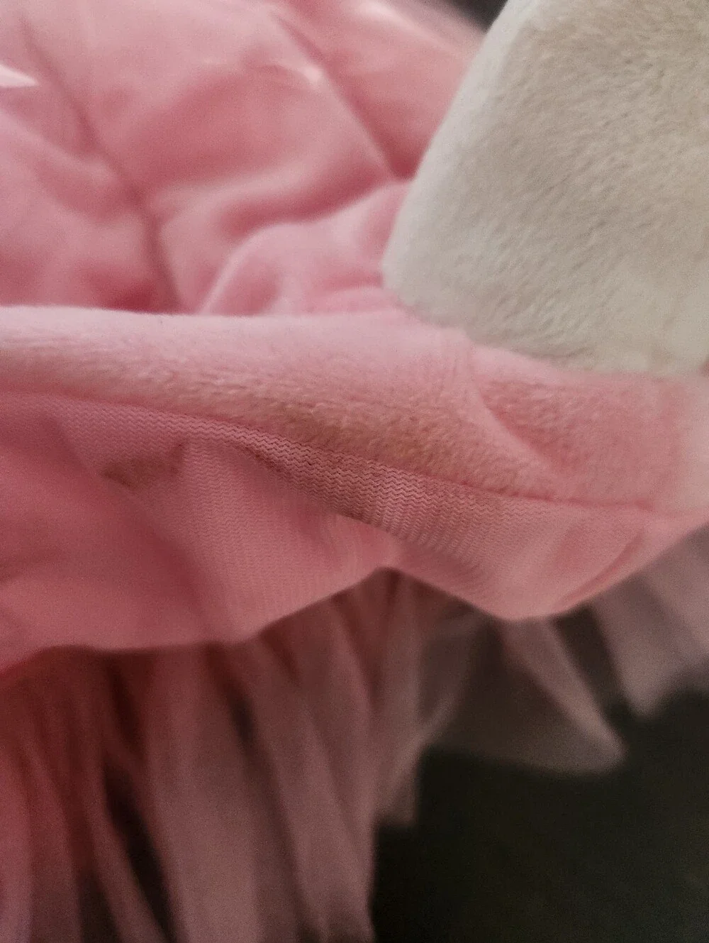 Pink Flamingo Plush Dog Costume With Tulle Tail
